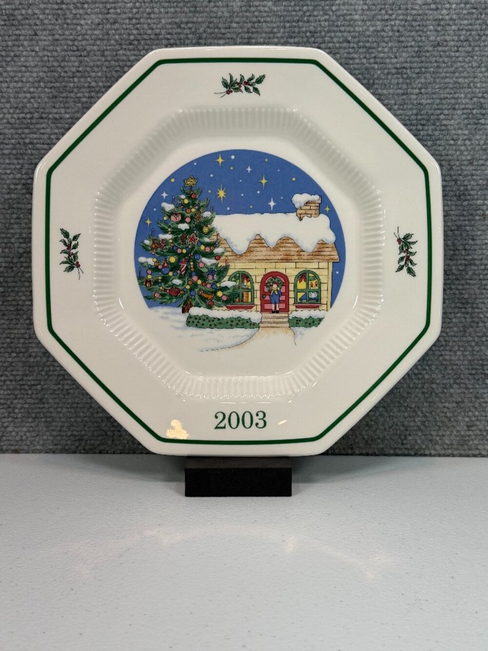 Nikko Christmastime 2003 Collector Plate I'll Be Home for Christmas Japan